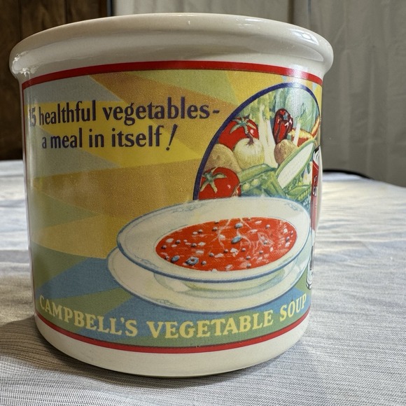 Vintage ~ 1993 Campbell's Soup Mug Vegetable Soup By Westwood - Picture 1 of 3